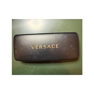 Versace Sunglasses Case Black and Gold (EMPTY)